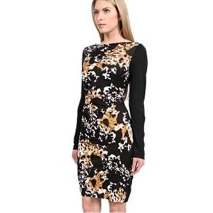 Diane Von Furstenberg Kirby Silk Blend Multi Print Drape Neck